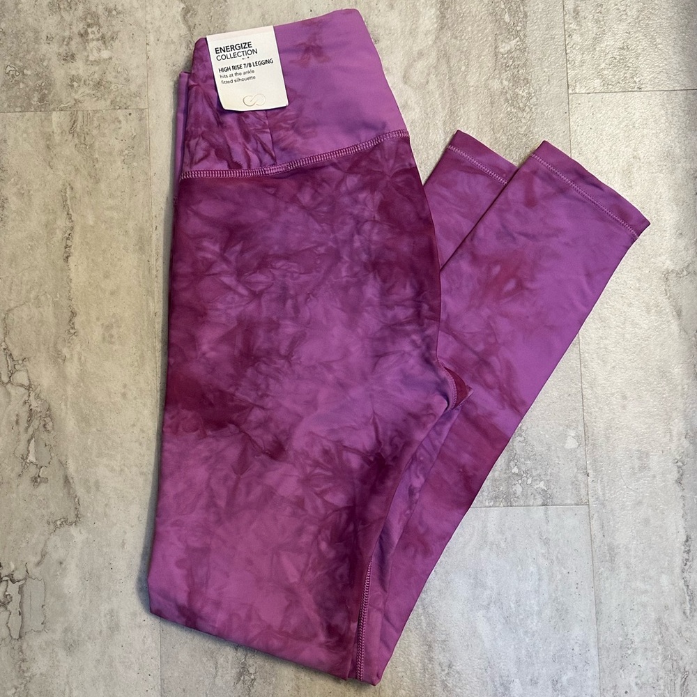 NWT Calia by Carrie Underwood HighRise 7/8 Legging Energize Collection Purple XS
